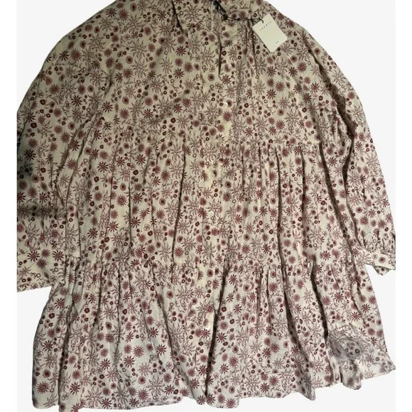 Sandro Flared and printed shirt dress, new with tags - Picture 4 of 8